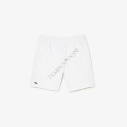 LACOSTE - Pantaloni corti da tennis regular fit in fibra riciclata  - UOMO